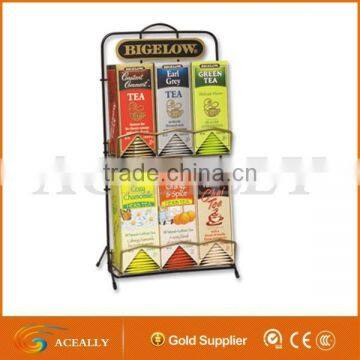 Wire countertop for bag tea package,Convenience rack for bag tea
