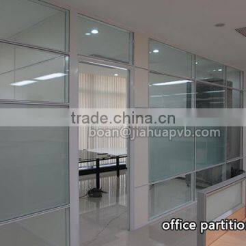 partition walls panels with clear laminated glass