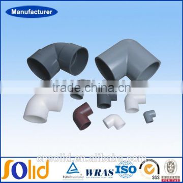 Best Quality PVC 90 Elbow Industrial Plastic Pipe Fitting, PVC Fitting