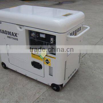 5.0KVA air cooled diesel generator with open type canopy HAOMAX