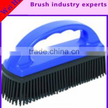 Amazoning newest fashion floor srubber cleaning brush with plastic handle