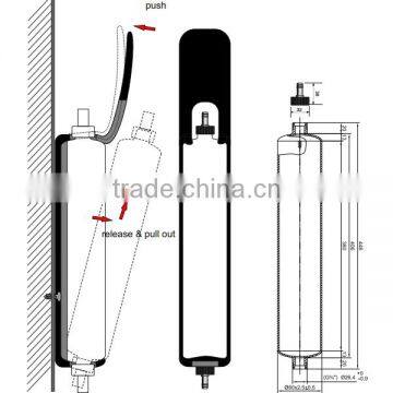 Customized Injection Plastic Mounting Bracket With 3D Engineering Drawing