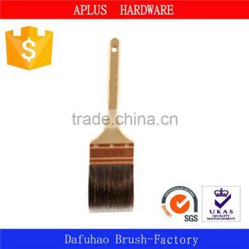 synthetic fiber paint brush wooden brush cheap paint brushes