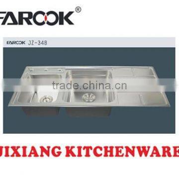 116x50cm stainless steel kitchen sink