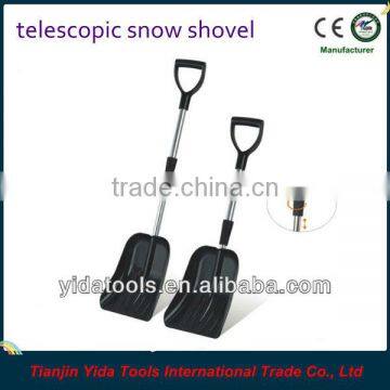 Telescopic snow shovel