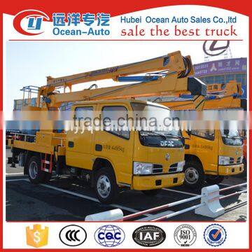 Small 4x2 DongFeng 16m folding arm high-altitude operation truck