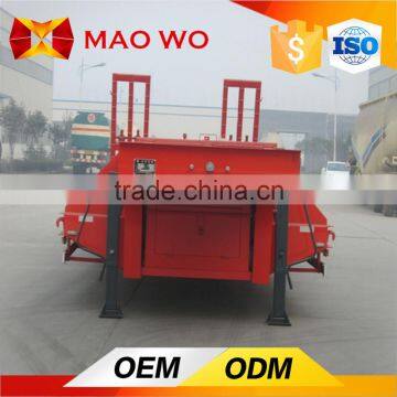 China Manufacturer Commercial Long Vehicle Low Flatbed Semi Trailer photo-6