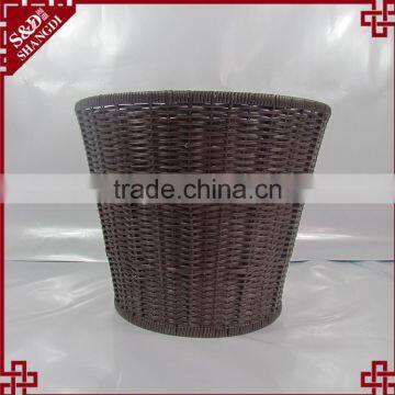 S&D Handmade Mimic Rattan Supermarket Goods Displaying Basket Vegetable Rack photo-3