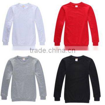 2015 New Combed Cotton Round Collar Plain Sweatshirts photo-5