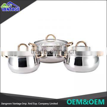 Good Quality Mirror Polished Cookware Set Cooking Pot Stainless Steel Cookware Pot photo-3
