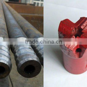 blast furnace drill rod and bits