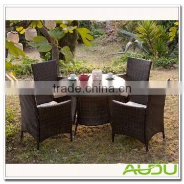Audu Melbourne Garden Outdoor Rattan Dining Set