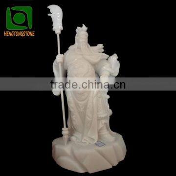 Carved Marble Arts and Crafts Statue