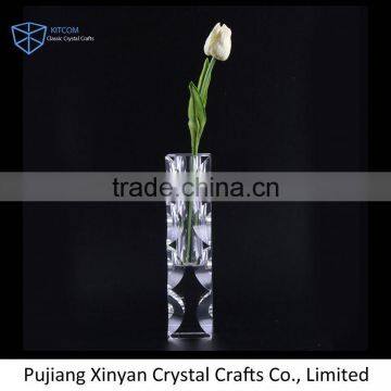 New selling custom design small crystal vase from manufacturer