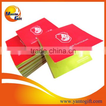 Custom logo full print 80g paper sticky Notes memo pad