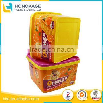 Injection Molded Plastic Boxes for Food with Cover , Disposable Dessert Cup