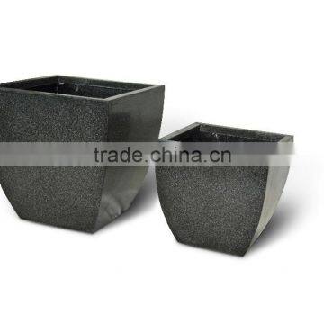 Black And White Sandstone Square Indoor Plant Plants In Pots