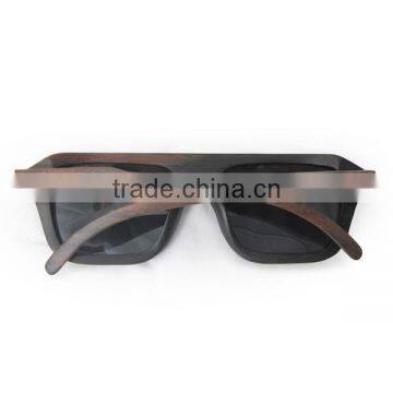Ebony Wood Sunglasses With Customized Logo Engraved photo-2