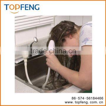 Faucet-to-Shower Converter/Shampoo Shower Nozzle Hand Held Water Sprayer photo-2