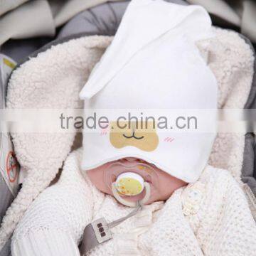 Child Sleep Hat Newborn Cap The Baby Kit Lens Cap Baby Cotton Cap photo-2