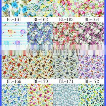 Boutique Blue White Star Printed Cotton Fabric Wholesale 4th of July Cloth Fabric photo-4