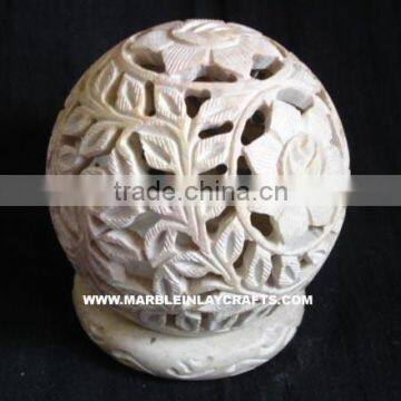 Marble Candle Holder, Handmade