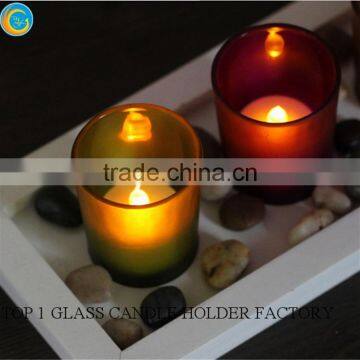 colored votive candle holders with high quality