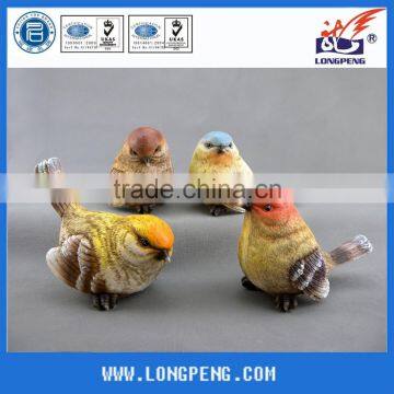 Promotional White Polyresin Bird Garden Decoration photo-2