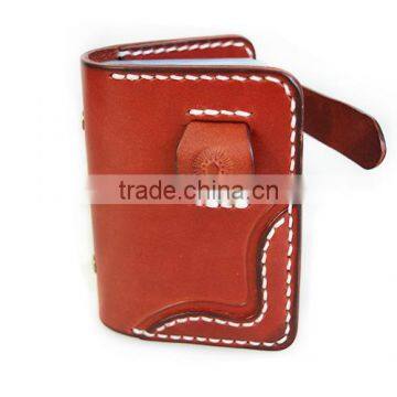 Top Genuine Leather Business Card Holder Business Genuine Leather Cover Bulk Clear PVC Card Holder photo-2