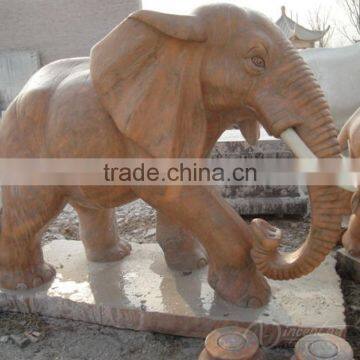 Outdoor Garden Decoration Stone Carving Elephant Marble Stone photo-6