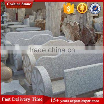 Granite Stone Park Benchs With Backrest photo-4