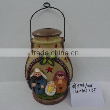 Ceramic Nativity Set With Lantern photo-6