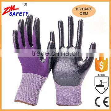 18 G Oil Resistant Mechanic and Black Nitrile Gloves