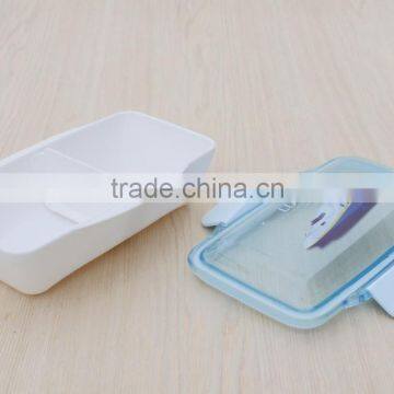 Clear Plastic Bento Lunch Box With Lock photo-4