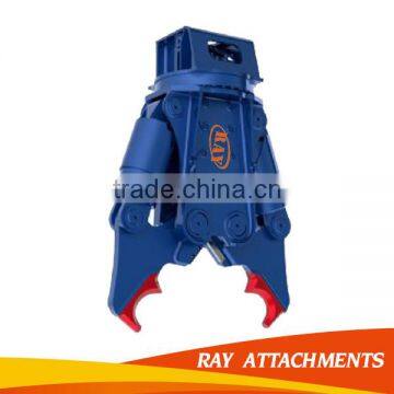 Hydraulic metal shear demolition pulverizer for excavator used