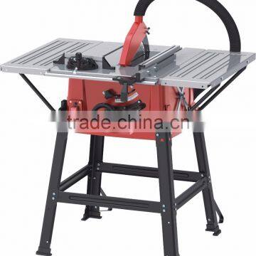 10 Inch Electric Table Saw for Woodwork Steel Table With Two Extension Table
