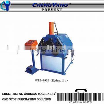 Hydraulic angle iron bender