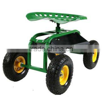 GS-01 steel rolling garden cart/seat