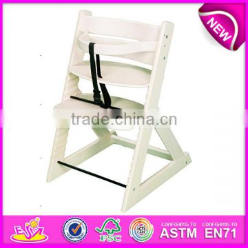 Professional baby high chair wood,wooden baby high chair,best quality wooden baby high chair dinner chair set W08F036