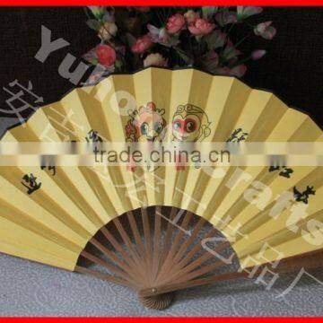 Decorative Chinese Bamboo Fan for Souvenir photo-2