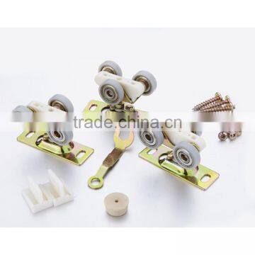 Facoty supply bypass sliding door wheels roller wheel nylon sliding door & sliding wardrobe door roller