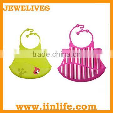 Silicone plain dribble custom adult baby bib