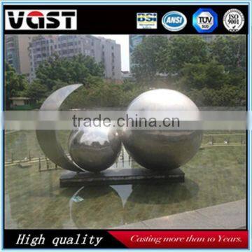 Garden and park stainless steel polishing balls for decorating