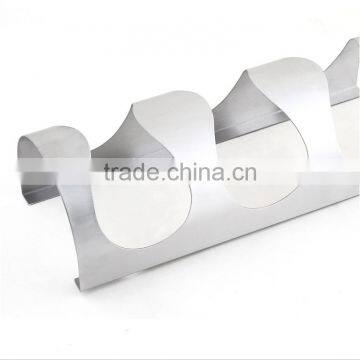 Hotsale Home Use Table Top Stainless Steel Single Bottle Round Wine Rack photo-3