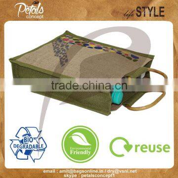 Jute Wine Bag for Wine Wholesaler & Retailer photo-3
