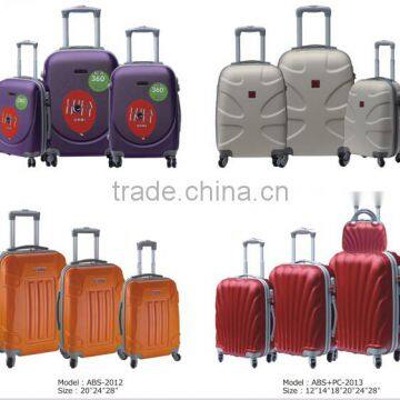 Promotional ABS Travelling Trolley Luggage Set