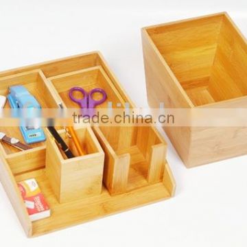 Bamboo Desktop Organizer Set #5026