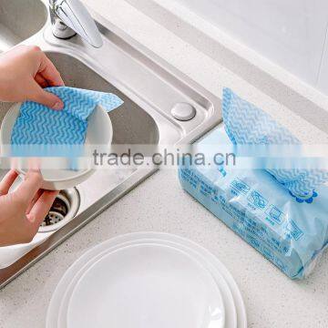 Household Kitchen Cleaning Spunlace Nonwoven Wipes photo-3