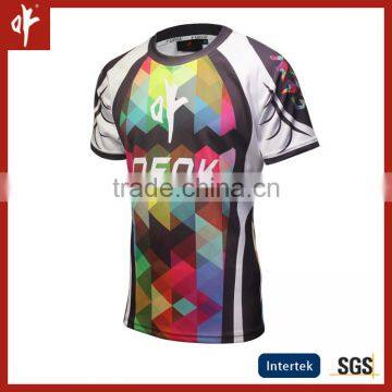 Sublimation Team Rugby shirt,Custom Logo/Number/Name,