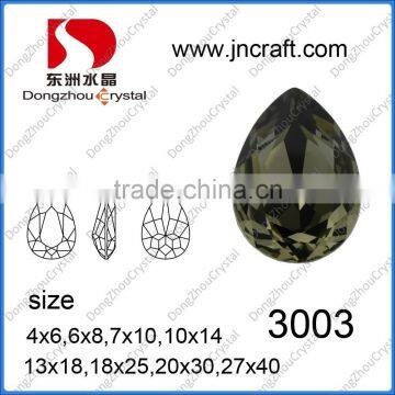 Pujiang Wholesale Decorative Teardrop Crystal Stone for Jewelry Accessories photo-4